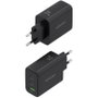 Aisens Cargador de Pared GaN 67W con 2xUSB-C y 1xUSB-A, Negro